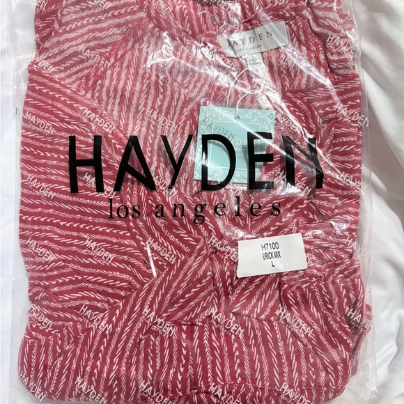 Hayden Red Patterned Dress - Picture 8 of 8